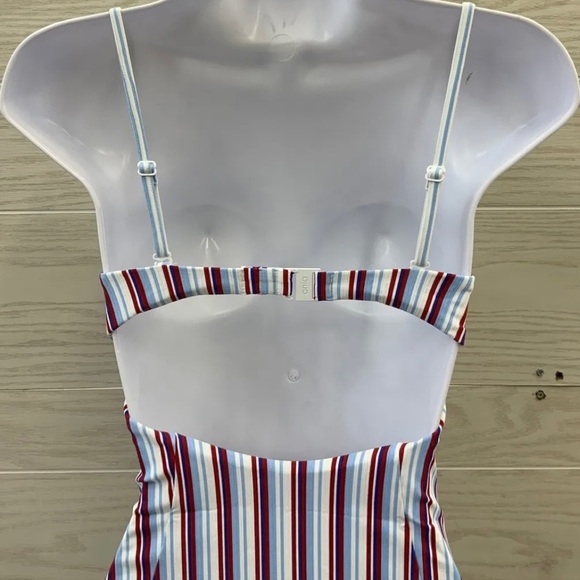 Onia NWT Belle Striped One-Piece Swimsuit Size XS - Picture 15 of 16